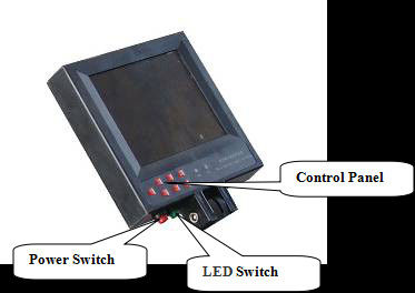 Di động dưới hệ thống giám sát xe 5,6 &quot;Màn hình LCD có đèn hiển thị Chiều dài 155cm