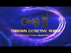 Robot thám tử bị ném Di chuyển tốc độ 0,6m/s Với chức năng ghi hình, chụp ảnh